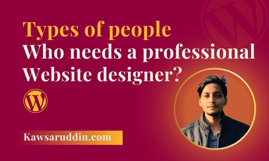 Professional website designer